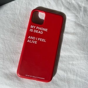 11 Pro Max - We’re Not Really Strangers Case - RED
